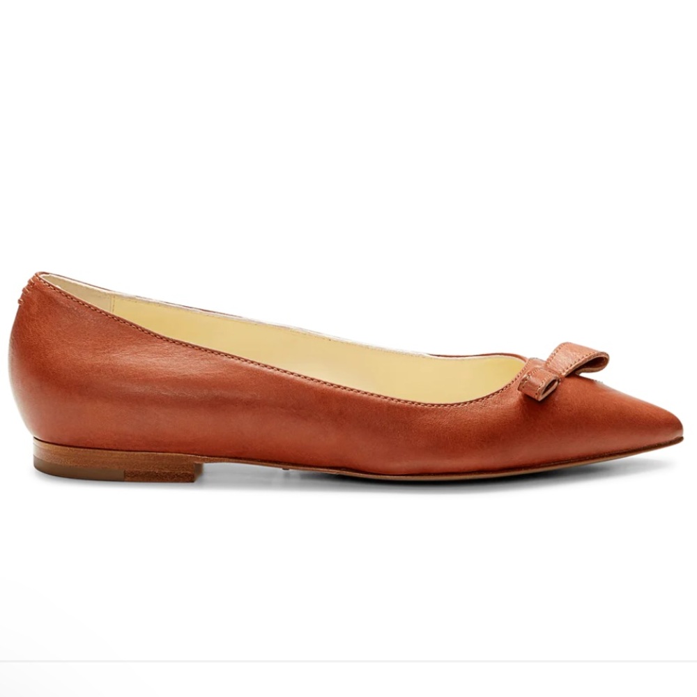 Sarah Flint Natalie flats, in Saddle Vachetta, Size 40